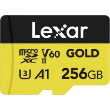 Lexar® 256GB Professional GOLD microSDXC™ UHS-II Card
